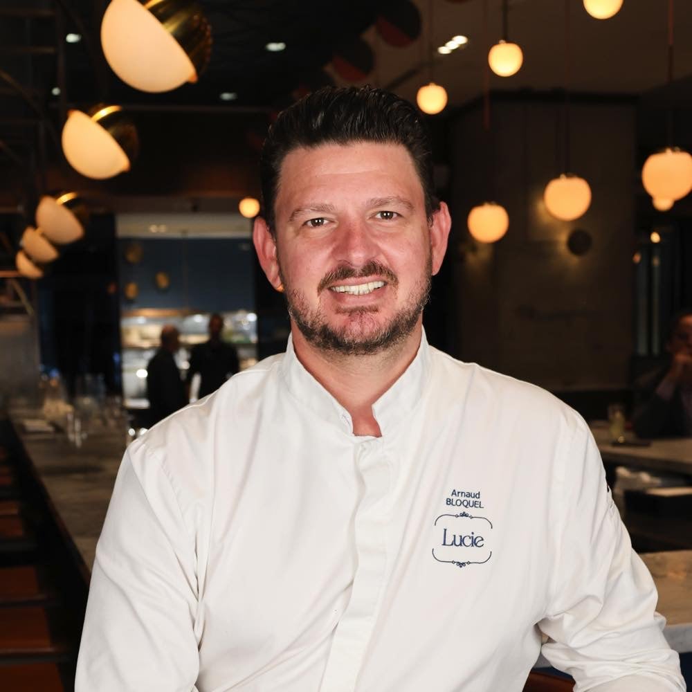 Executive Chef Arnaud Bloquel inside Restaurant Lucie in Toronto